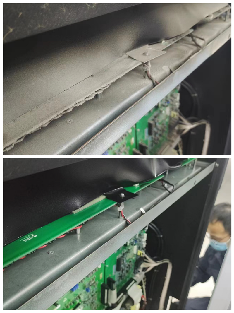 清洗效果前后對比